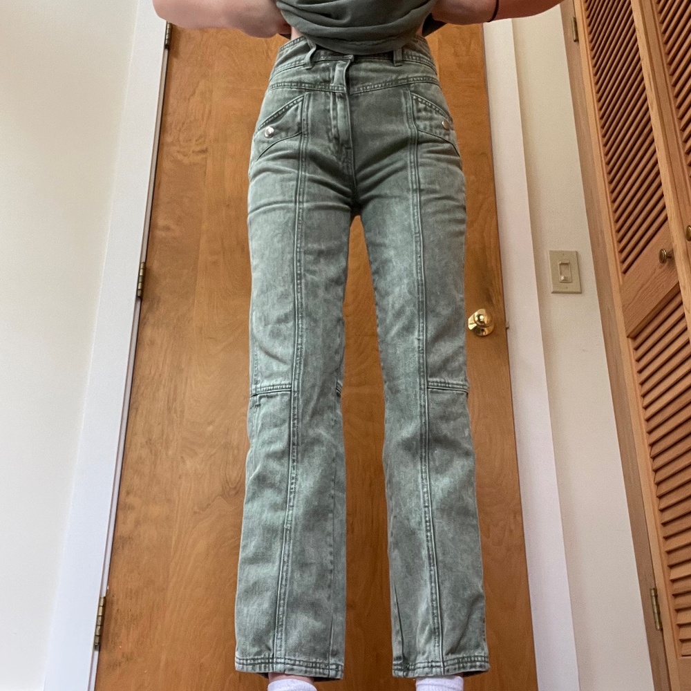 Urban Outfitters Carpenter high waisted denim pants